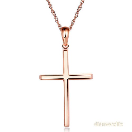 plain rose gold necklace
